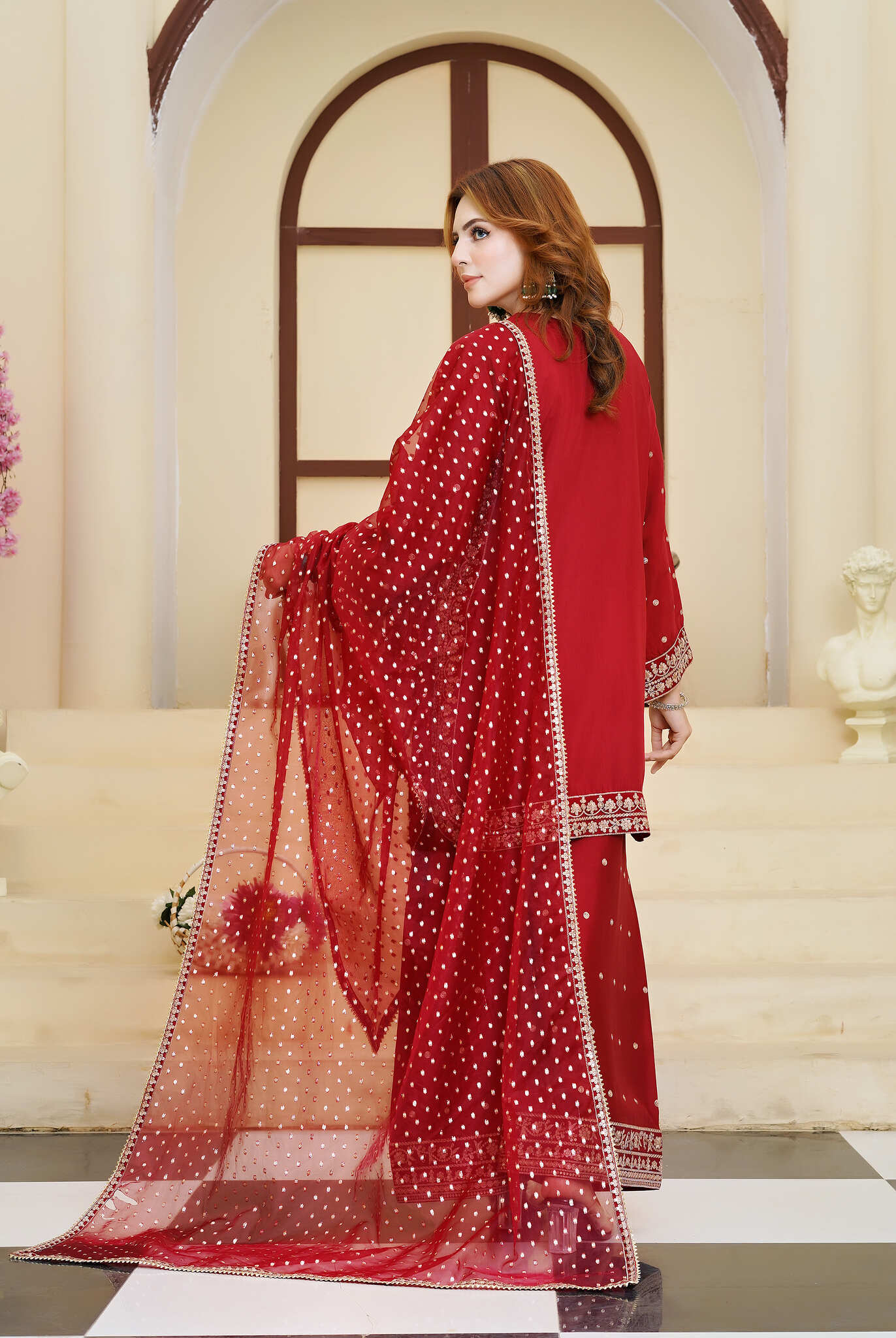 Rimal - Embroidered Viscose 3pc Suit