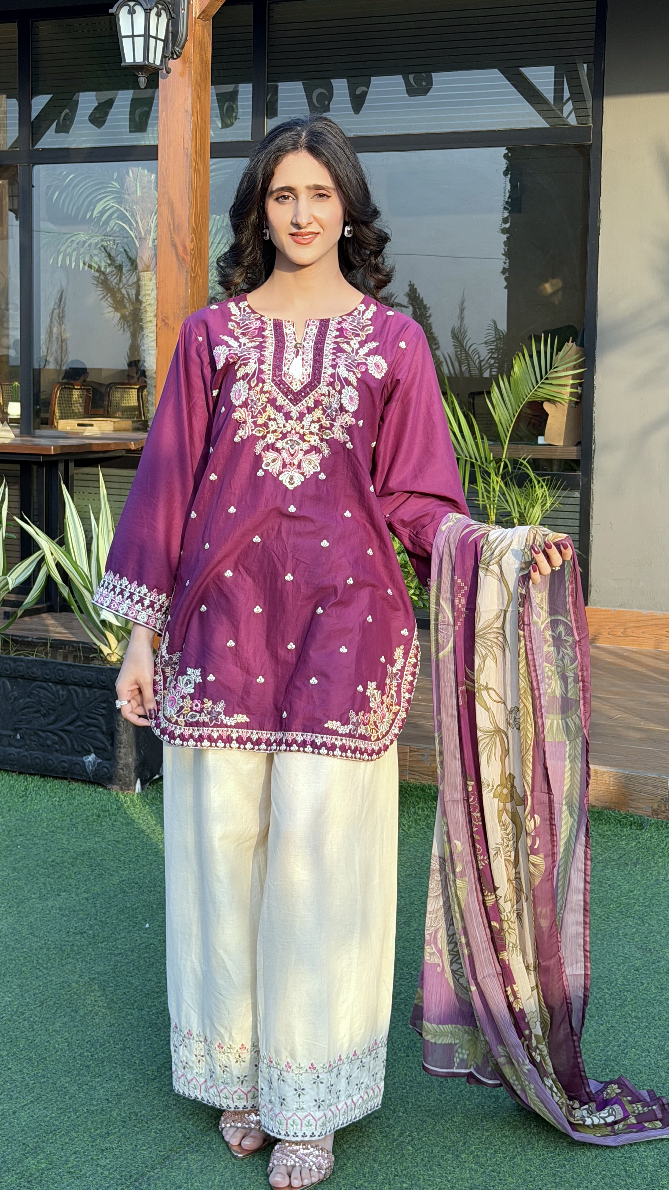 Zivah - Embroidered 3 piece suit