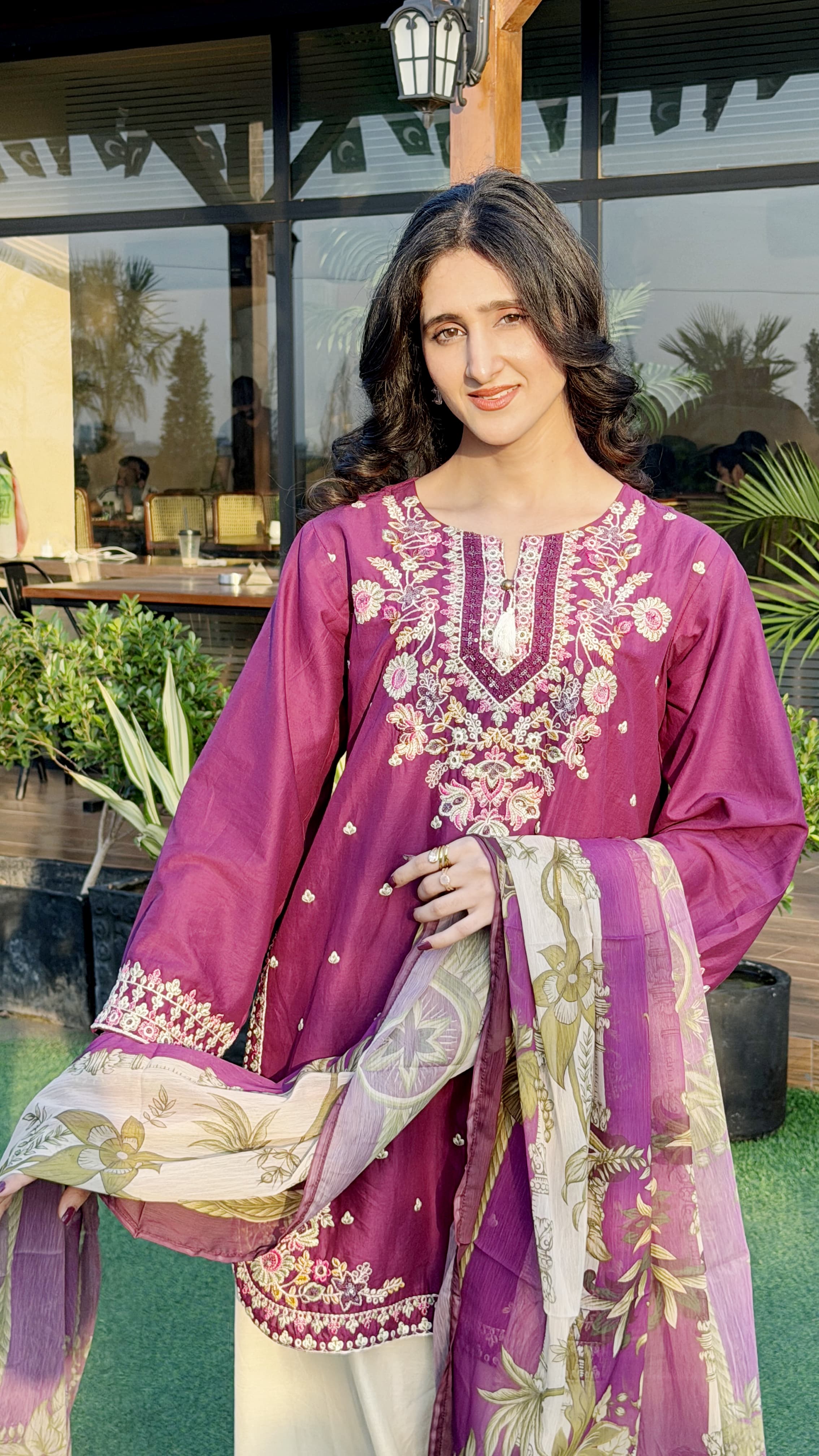 Zivah - Embroidered 3 piece suit